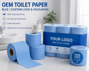 blue toilet roll 